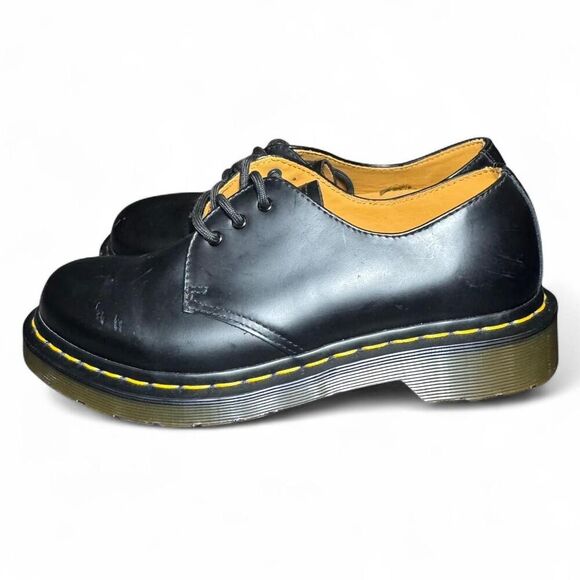Dr. Martens 1461 Black Smooth Leather Oxford Shoes Women’s Size 7 US - Picture 2 of 8
